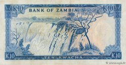 10 Kwacha ZAMBIA  1969 P.12a VF