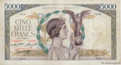 5000 Francs VICTOIRE FRANCIA  1935 F.44.03 MB