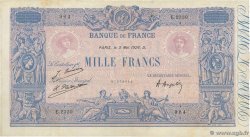 1000 Francs BLEU ET ROSE FRANCE  1926 F.36.42 VF-