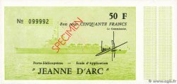 50 Francs Spécimen FRANCE Regionalismus und verschiedenen  1979 K.225f