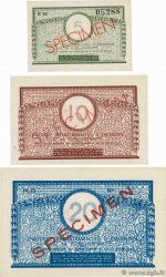 5, 10 et 20 Francs Spécimen FRANCE Regionalismus und verschiedenen Nantes 1940 K.081s au K.083s fST+