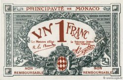 1 Franc Essai  MONACO  1920 P.05r