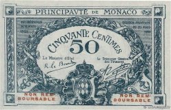 50 Centimes Essai  MONACO  1920 P.03r