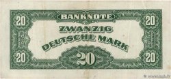 20 Deutsche Mark GERMAN FEDERAL REPUBLIC  1948 P.06a MBC