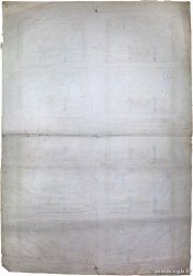 10 Livres filigrane républicain Planche FRANCE  1792 Ass.36c F+