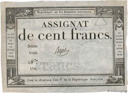 100 Francs FRANCE  1795 Ass.48a SUP+