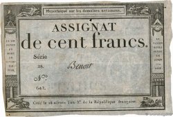 100 Francs FRANCE  1795 Ass.48a TTB