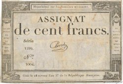 100 Francs FRANKREICH  1795 Ass.48a S