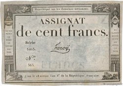 100 Francs  FRANCE  1795 Ass.48a
