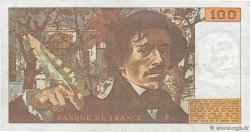 100 Francs DELACROIX FRANCE  1978 F.68.02 VF-