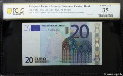 20 Euro EUROPE  2002 P.16d TTB+