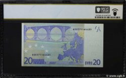 20 Euro EUROPE  2002 P.16d TTB+