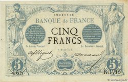 5 Francs NOIR FRANCE  1873 F.01.14