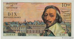 10 Nouveaux Francs RICHELIEU FRANCE  1959 F.57.02 TTB