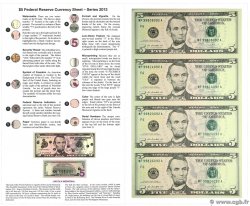 5 Dollars Set de présentation UNITED STATES OF AMERICA  2013 P.539