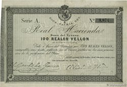 100 Reales Vellon ESPAÑA Bayona 1873 P.- BC+
