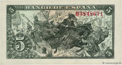 5 Pesetas ESPAGNE  1945 P.129a SPL