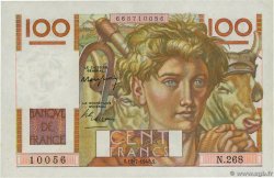 100 Francs JEUNE PAYSAN FRANKREICH  1948 F.28.19 VZ+