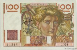 100 Francs JEUNE PAYSAN FRANCE  1950 F.28.25 TTB