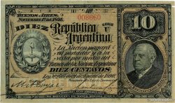 10 Centavos ARGENTINE  1891 P.210 TTB