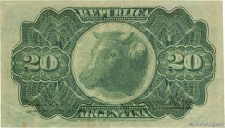 20 Centavos ARGENTINIEN  1895 P.211b VZ