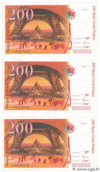 200 Francs EIFFEL Lot FRANCE  1996 F.75.02 XF+