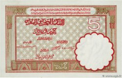 5 Francs MOROCCO  1922 P.23Aa AU