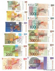 10 au 10000 Tolarjev Spécimen SLOVÉNIE  1992 P.11s au P.21s NEUF