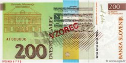 200 Tolarjev Spécimen SLOVÉNIE  2004 P.15ds NEUF