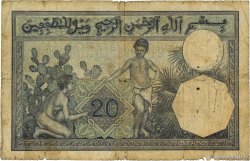20 Francs ALGÉRIE  1915 P.078a pr.B