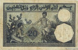 20 Francs ALGÉRIE  1919 P.078a TB
