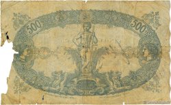 500 Francs ALGERIA  1924 P.075b q.B