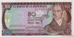50 Pesos Oro COLOMBIE  1973 P.414 SPL