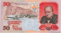 50 Pounds Sterling GIBRALTAR  2006 P.34a FDC