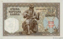 50 Dinara SERBIE  1941 P.26 pr.NEUF