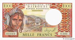 1000 Francs Épreuve DSCHIBUTI   1979 P.37sp ST
