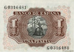 1 Peseta ESPAÑA  1953 P.144a EBC