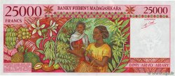 25000 Francs - 5000 Ariary MADAGASKAR  1998 P.082 fST+
