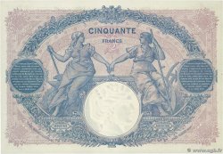 50 Francs BLEU ET ROSE FRANKREICH  1920 F.14.33 VZ+