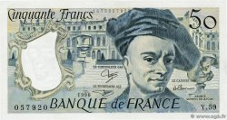 50 Francs QUENTIN DE LA TOUR FRANCE  1990 F.67.16 SPL