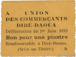 1 Piastre DJIBOUTI Dire Daoua 1919 P.- UNC-