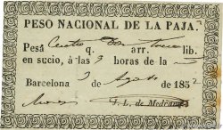 1 Pesage ESPAGNE Barcelone 1852 P.- SUP