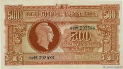 500 Francs MARIANNE fabrication anglaise FRANCIA  1945 VF.11.02