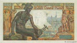 1000 Francs DÉESSE DÉMÉTER FRANCE  1943 F.40.15 TTB