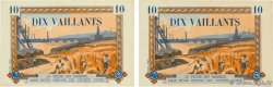 10 et 50 Vaillants Lot FRANCE regionalism and various  1930 