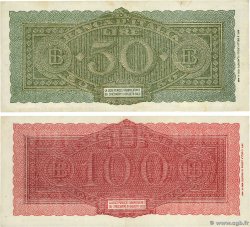 50 et 100 Lire Lot ITALIE  1944 P.074 et P.075a TTB