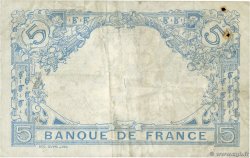 5 Francs BLEU FRANCE  1915 F.02.27 VG