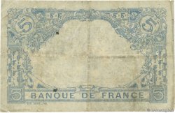5 Francs BLEU FRANCIA  1915 F.02.29 q.MB