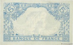 5 Francs BLEU FRANCIA  1915 F.02.31 MBC