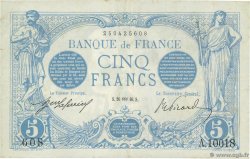 5 Francs BLEU FRANCE  1916 F.02.35 TB+
